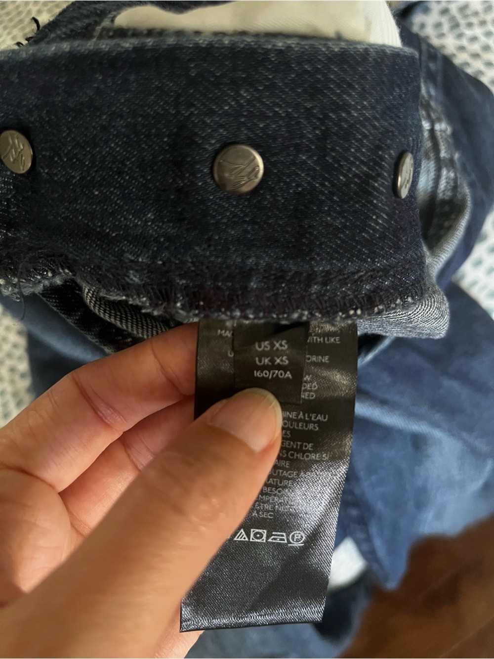 We The Free Dark Blue Denim Women's Overalls - Picture 9 of 10